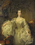 TISCHBEIN, Johann Heinrich Wilhelm Portrait of Mary of Great Britain Sweden oil painting artist